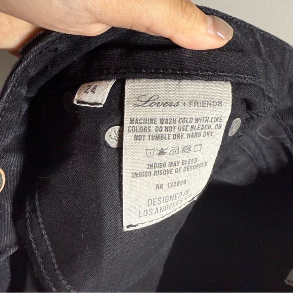 Lovers and Friends Revolve Black Elijah Mini Skirt size 24 - Picture 8 of 8